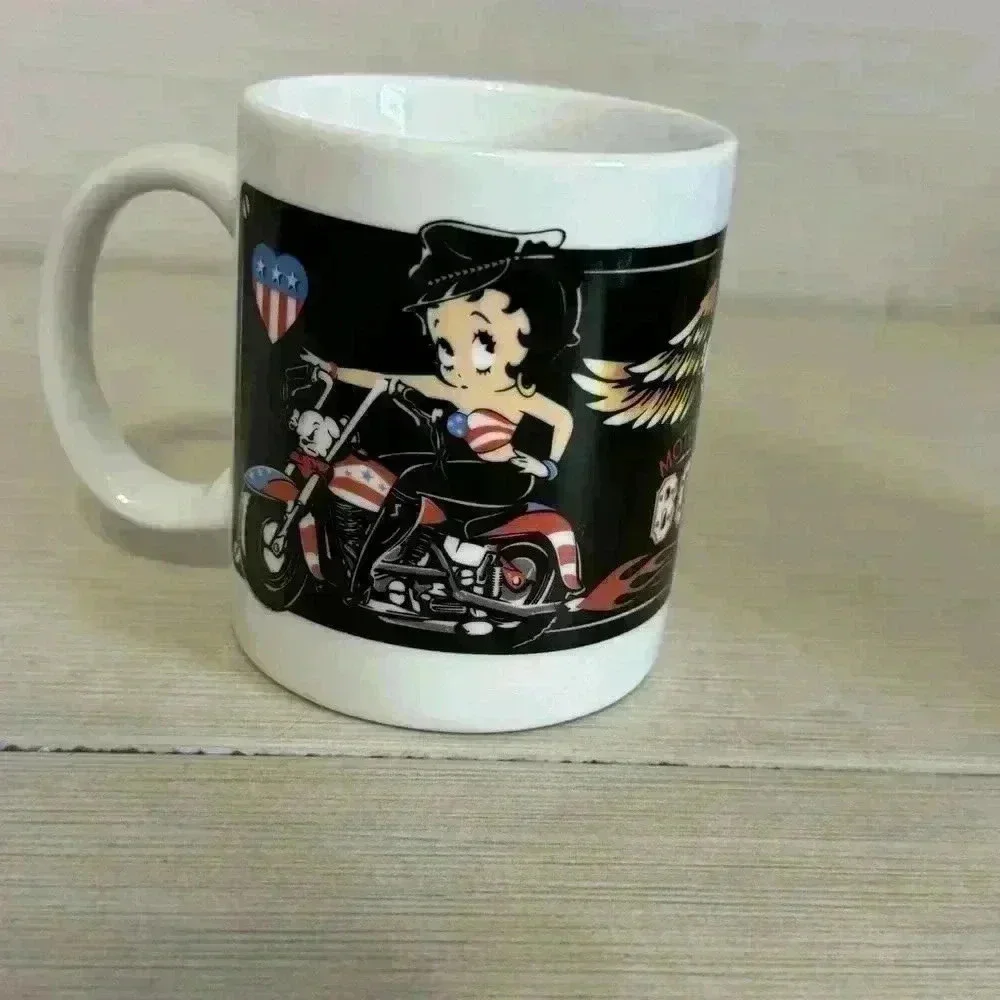 Vintage Motorcycles by Betty Boop Coffee Mug Cup 1998 - Picture 3 of 5